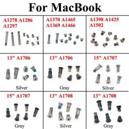 Vis de couverture arrière pour ordinateur Macbook vis de couverture astronomique 1 jeu 13 "" 15