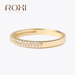 ROGHTS-Bague en argent regardé 925 avec diamant double nucléodiamant pour femme bijoux de