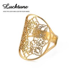 LucFusion-Bague Viking Filig123 en Acier Inoxydable pour Homme et Femme Bijoux Vintage Baroque