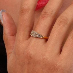 Bagues de mariage en cristal Strass en acier inoxydable pour femmes matiques de fiançailles
