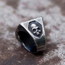 Bague en acier inoxydable SION L pour hommes matiques punk rock 13 lettres mode gothique cadeau