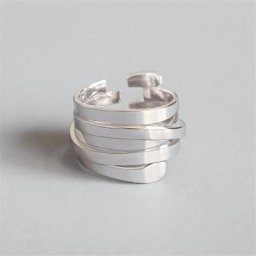Bijoux créatifs plaqué argent nouvelle atmosphère de printemps mode brillant multicouche
