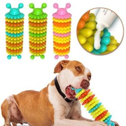 Jouet à mâcher pour chien résistant aux morsures amusant en forme de chenille nettoyage des