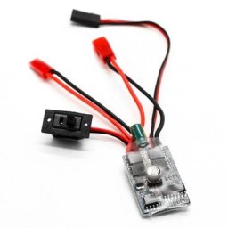 Contrôleur de Vitesse ESC pour Moteur Brossé E65D Accessoire pour Voiture Bateau 1/16 1/18 1/24