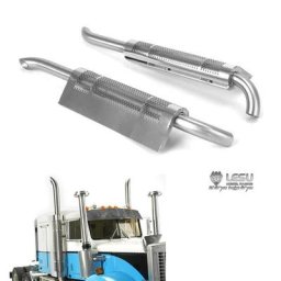LESU Tuyau d'accès en métal à la mode ney pour bricolage Tamiyay Haulery 1/14 RC tracteur camion