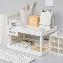 Utile Premium Pratique En Plastique Bureau Articles Divers En Plastique D'étagère Étagère De Bureau