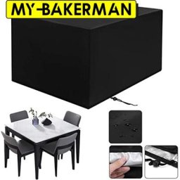 Juste de protection imperméable pour meubles de jardin housse de canapé noire multi-taille table