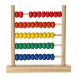 Mini boulier en bois jouet d'apprentissage des nombres perles de calcul jouet éducatif Montessori