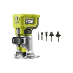 Pack Ryobi Affleureuse à bois - RTR18-0 - 18V OnePlus - Sans batterie ni chargeur - Coffret 5