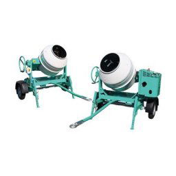 Imer - Bétonnière thermique tractable worms ex 17, 4.2 kW 345L - s 350 r