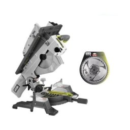 Pack Ryobi scie sur table et onglet électrique 1800W 254mm RTMS1800-G - lame carbure pour scies à