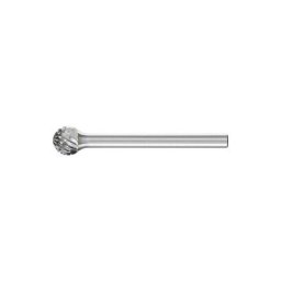 Mini-fraise sur tige carbure forme sphérique 0605 4 3mm 6x5mm Pferd 1 pcs
