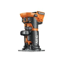 Affleureuse AEG 18V Brushless - Sans batterie ni chargeur - BOF18BL2-0 - Noir et orange