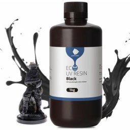 3D Résine Plant-based d'origine végétale 405nm uv Rapid Resin pour imprimante 3D sla lcd dlp (Noir,