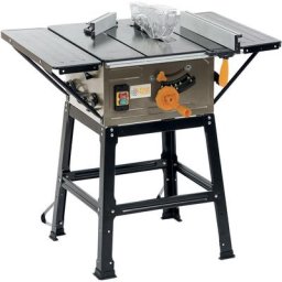 Scie de table 1600W Ø250mm 2 extensions latérales