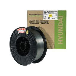 Fil plein pour soudage de lacier bobine plastique Weldx