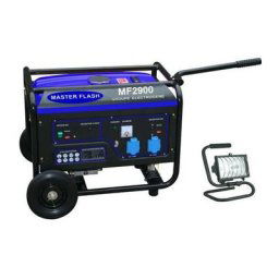 Groupe électrogene essence 2800W + Spot de chantier 150W - Master Flash