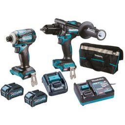 Kit Makita Dk0114g201 : Hp001g + Td001g + 2 Bl4040 + Dc40ra + Adp10 + Sac