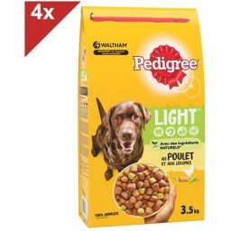 Croquettes Allege au poulet pour chien adulte 4x3,5kg - Pedigree