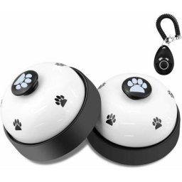 Cloche de dressage pour chien, lot de 2 clochettes de dressage pour chien chiot, cloche de porte de