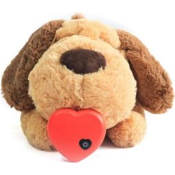 Blue Dream - Jouet pour Chiot - Aide comportementale, Battement de cœur - Peluche Chaude pour