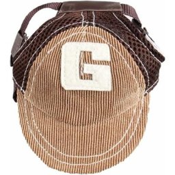 Brown, L-Casquette tendance pour chien, Protection du soleil en été, Pour chiens petits, moyens et