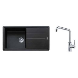 Pack Franke Basis Fragranit BFG611-XL + Mitigeur Urban à bec - Coloris :