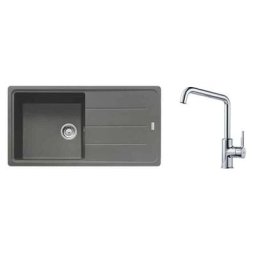 Pack Franke Basis Fragranit BFG611-XL + Mitigeur Urban à bec - Coloris :
