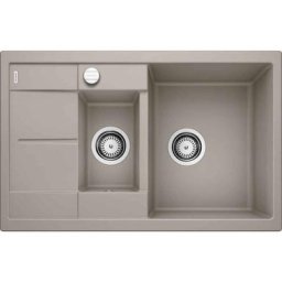 Evier Blanco Metra 6S Compact Silgranit - Tartufo - Vidage : Automatique