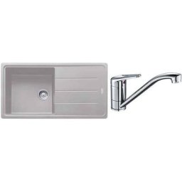 Pack Franke Basis Fragranit BFG611-XL + Mitigeur Novara Plus à bec - Coloris :