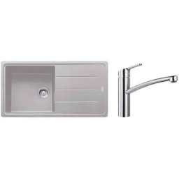 Pack Franke Basis Fragranit BFG611-XL + Mitigeur Smart à bec - Coloris :