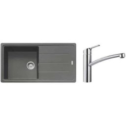 Pack Franke Basis Fragranit BFG611-XL + Mitigeur Smart à bec - Coloris :