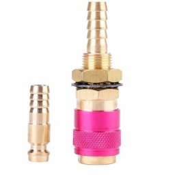 Rapide de Raccord de Gaz Trousse, Laiton M8 Raccord rapide de raccord de gaz et d'eau Raccord pour