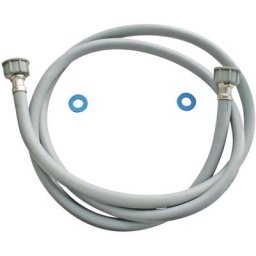 Flexible d'alimentation pour machine à laver - Raccords droits FF3/4 - l = 5m - Gris