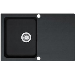 Orion - oid 611-78 évier de cuisine à encastrer Tectonite® Carbone, vidage automatique