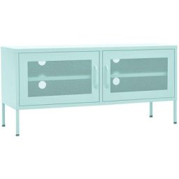 Vidaxl - Meuble tv Vert menthe 105x35x50 cm Acier Menthe