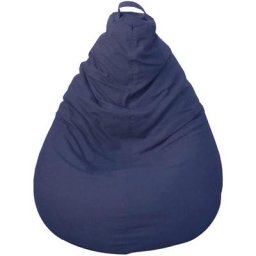 Poire en coton Lana 75 x 110 cm - Bleu Marine