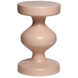 Table d'appoint, bout de canapé, table de chevet en métal, rose, Hawa Ø29,5 x h 47cm - Rose
