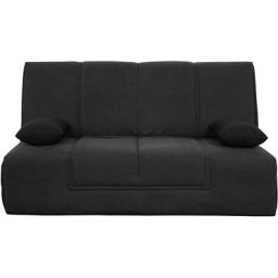 Banquette cc los angeles 130 x 190, matelas Dunlopillo, coton pacifico - Gris de Payne