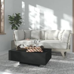Table basse Noir 85x55x31 cm Aggloméré - Vidaxl