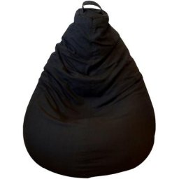 Poire en coton Lana 75 x 110 cm - Noir