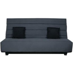 Banquette cc orlando 130x190, matelas Dunlopillo, gris