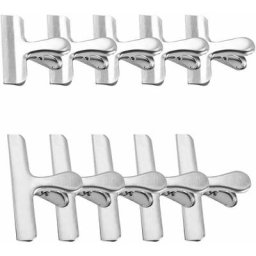 Pince Sachet Alimentaire, 10PCS Pince Cuisine Inox, Pince Fermeture Sachet Alimentaire pour le