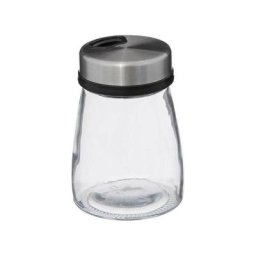 3 bocaux à épices verre 0 -16L - 5 five simply smart - Argent