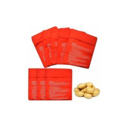 Sac de Cuisson Pomme de Terre, 8 Pièces Pomme de Terre Poche à Micro Ondes Sac Pomme de Terre Micro