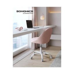 Chaise de Bureau, Fauteuil Pivotant, Siège Confort, Rembourrage en Mousse, Réglable en Hauteur,