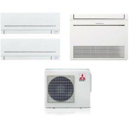 Mitsubishi - electric trial split inverter air conditioner series ap + mfz-kt floor 9+9+12 avec