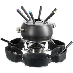 Five Simply Smart - Service à fondue tournant - 6 personnes - Livraison gratuite - Noir