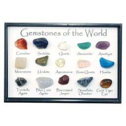 Lot de 15 pierres précieuses du monde - Minéraux naturelles brillantes - Pierres éblouissantes pour