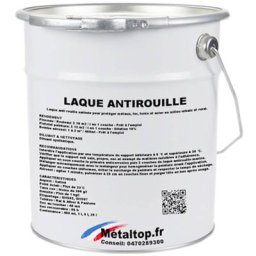 Laque Antirouille - Pot 1 l - 1005 - Jaune miel Metaltop 1005 - Jaune miel